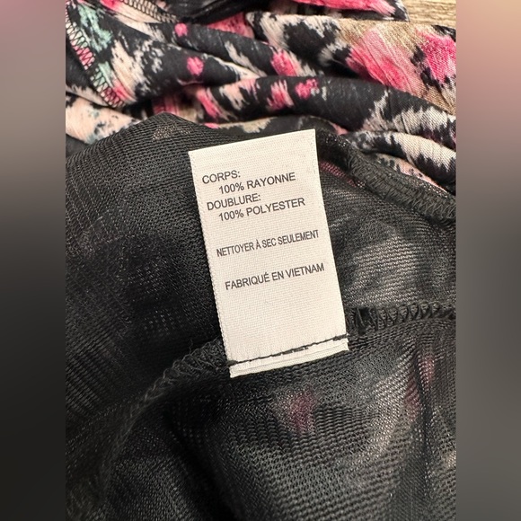 ASTR Floral Hi Low Midi Halter Dress Medium - Picture 8 of 10